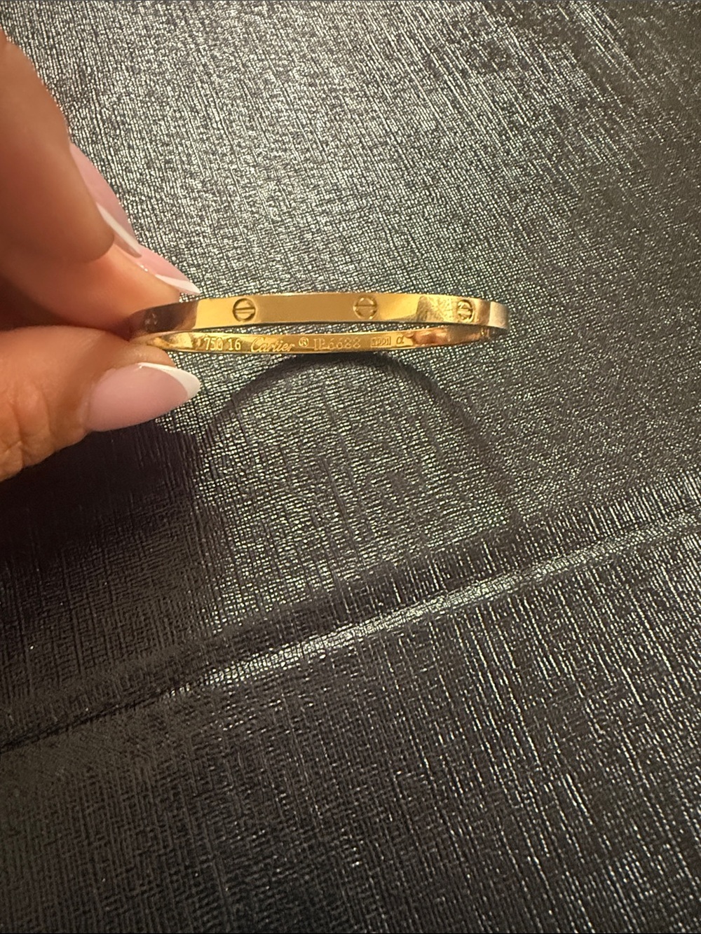 Designer inspired love bracelet